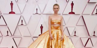 Carey Mulligan at the 93rd Annual Academy Awards.
