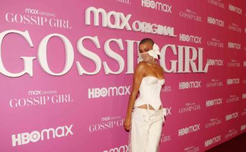 Jordan Alexander at HBOmax's "Gossip Girl" Red Carpet Premiere in June.