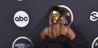 Cardi B at the American Music Awards.