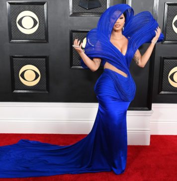 Cardi B at the 65th Annual Grammy Awards in February 2023