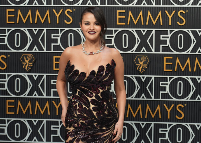 Selena Gomez at the 75th Primetime Emmy Awards in January 2024