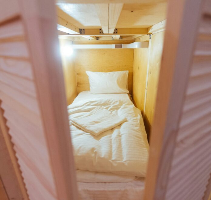 Hostel room in Moscow, Russia